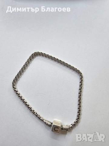 Сребърна гривна печат 925