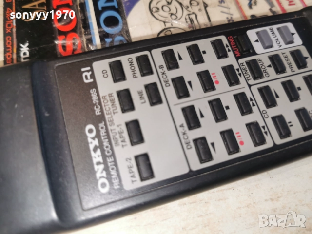 ONKYO R1 RC-286S AUDIO REMOTE-ВНОС SWISS 2612251021, снимка 8 - Ресийвъри, усилватели, смесителни пултове - 52902226