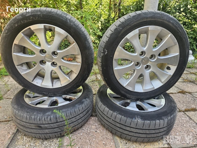 Джанти ENKEI 4x100 -15 и гуми 185- 55 -15 летни дот21-22