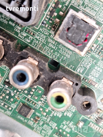 MAIN BOARD, BN94-08118W ,BN41-02098за 40-инчов телевизор Samsung Модел UE40J5100AW, с дисплей CY-GH0, снимка 3 - Части и Платки - 52029982