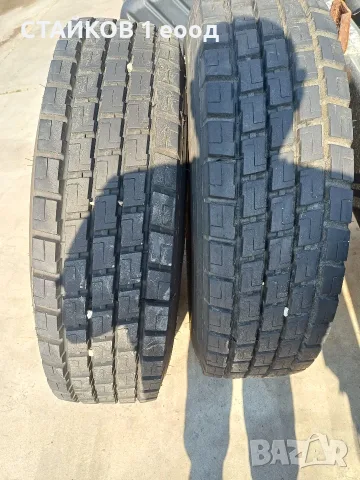 2 броя гуми с джанти 295/80/22.5