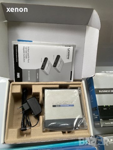 Linksys (Cisco) SD2005 5-Port 10/100/1000 Gigabit Switch, снимка 5 - Суичове - 40605202