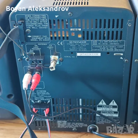 Ретро микро аудио система Pioneer X-QT3 с 25-дисков CD changer и реверсивна касета, снимка 8 - Аудиосистеми - 55753291