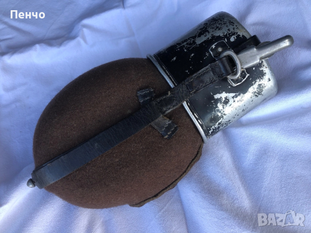 стара немска военна манерка - 1938/40г. - WEHRMACHT - WWII - ОРИГИНАЛ, снимка 9 - Антикварни и старинни предмети - 45240439