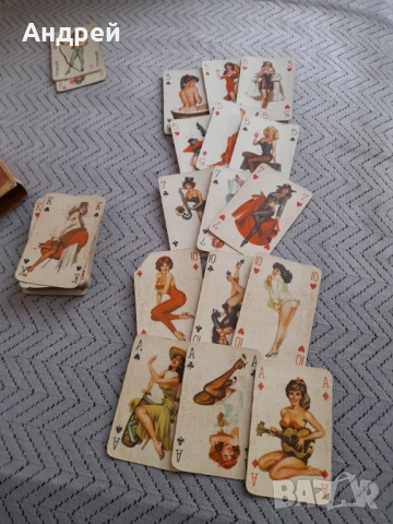Стари Еротични карти за игра #21, снимка 5 - Карти за игра - 53024973