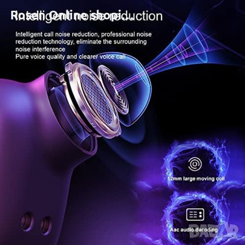 Безжични слушалки E10 МiPods V5.3 с LED дисплей и изискан дизайн ,Промо цена!, снимка 14 - Слушалки, hands-free - 41036727