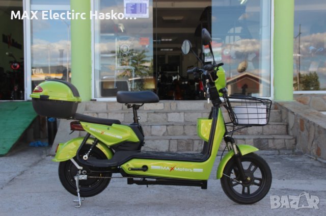 Електрически скутер-велосипед MaxMotors EBZ14 500W - GREEN, снимка 2 - Мотоциклети и мототехника - 41827591