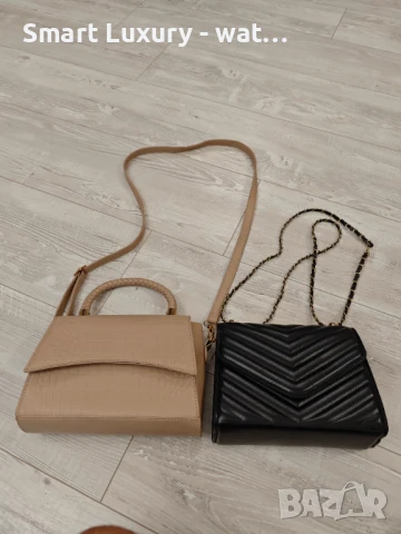 Дамски чанти - черна или бежова , снимка 1
