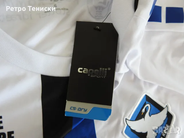 Тениска HB Koge — Гостуващ Capelli — Мъже размер S Бяло, снимка 5 - Други спортове - 56312772