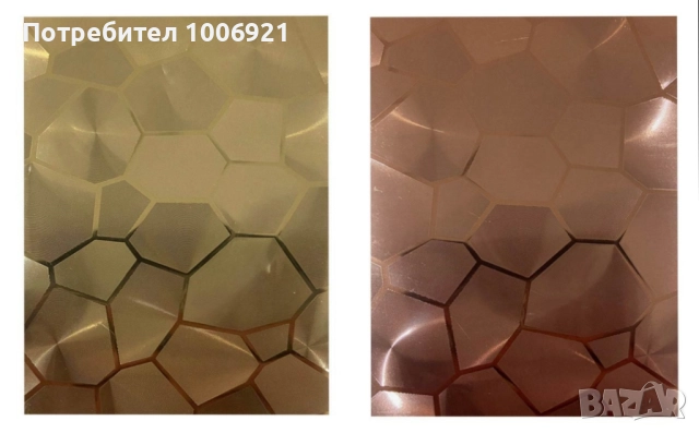 3D Стенни панели от бамбук с декор- имитация на злато, сребро, платина, графит, метал, снимка 4 - Облицовки - 52454562