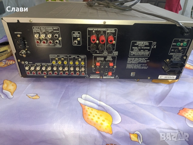 Receiver Onkyo TX-SV-545  , снимка 4 - Ресийвъри, усилватели, смесителни пултове - 53848455