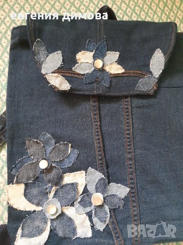 Дънкови чанти ръчна изработка.., снимка 6 - Чанти - 40578162