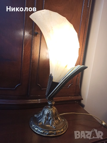 Нощна лампа Арт Деко, снимка 7 - Настолни лампи - 53214086