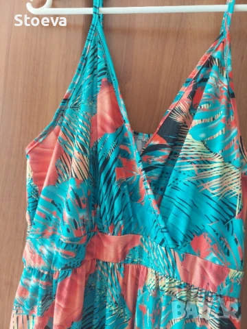 Рокля с презрамки , снимка 4 - Рокли - 50456501