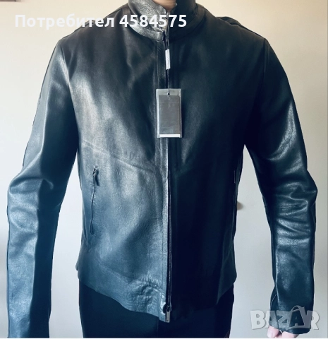 Мъжко кожено яке Emporio Armani 