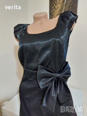 Официална черна рокля 