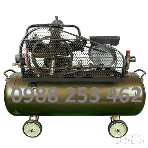 2026 Компресор за въздух - 100 литра 3.0 kW, 4 hp 8 bar.480л/м, снимка 3 - Компресори - 52270498