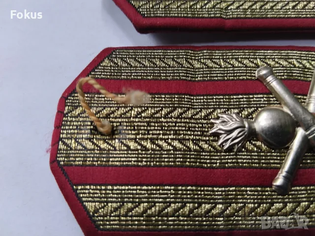 Стари офицерски пагони Българска Армия, снимка 2 - Антикварни и старинни предмети - 55791999