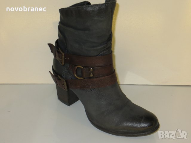 MJUS 37/38 естествена кожа боти, снимка 2 - Дамски боти - 35789713