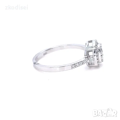 Златен дамски пръстен с диамант 0,42Ct. чистота:SI размер:54 модел:42926-1, снимка 3 - Пръстени - 55824617