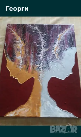 Картина акрил на платно, снимка 4 - Картини - 50143562