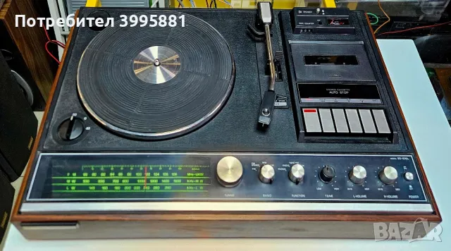 Ретро винтидж ресийвър - музикален център National Panasonic, mod.SG-1010L 

, снимка 3 - Грамофони - 48244254