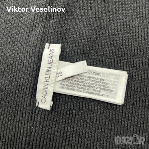 Оригинална Calvin Klein Beanie Черна Шапка CK Вълна Кашмир, снимка 5 - Шапки - 51766791