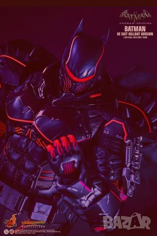 ХОТ ТОЙС АДСКИЯТ БАТМАН Hot Toys Hot Toys VGM73 - Batman: Arkham Origins - Batman XE Suit Hellbat , снимка 2 - Колекции - 55964386