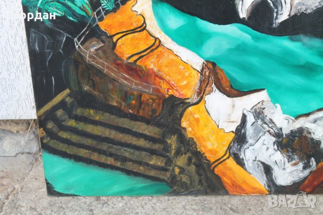 Картина Масло върху платно Антоанета Мелчикова, снимка 4 - Колекции - 33937643