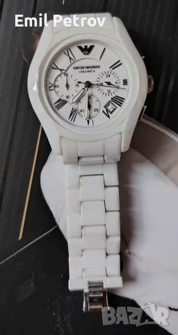 Мъжки часовник Emporio Armani Ceramica , снимка 6 - Мъжки - 56117735