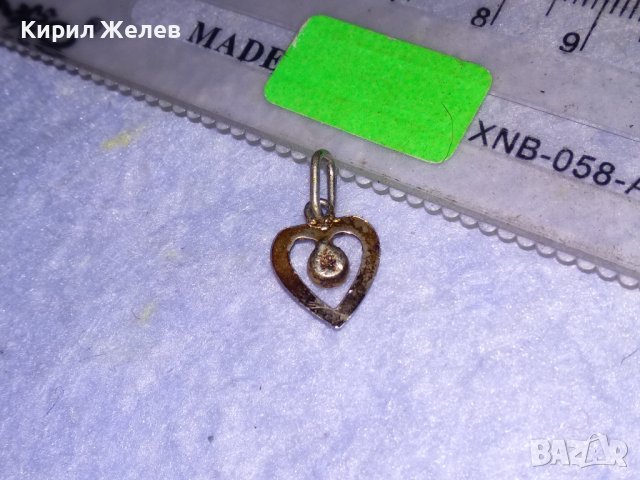 СРЕБЪРНО СКЪПОЦЕННО СЪРЦЕВИДНО МЕДАЛЬОНЧЕ СРЕБРО 925 с ЮВЕЛИРНО ФАСЕТИРАН КРИСТАЛ 27536, снимка 10 - Колиета, медальони, синджири - 39318836