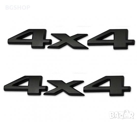 Емблема 4x4 - Black