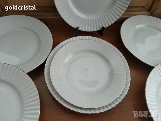 Стар български порцелан чинии , снимка 4 - Антикварни и старинни предмети - 39896966