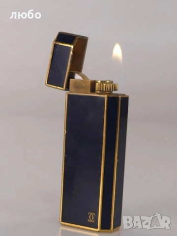 Запалка CARTIER Във Китайски Лак и 20 м Златно Покритие 