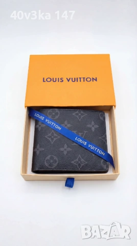 Мъжки портфейли Louis Vuitton – Емблематични модели (Damier & Monogram), снимка 5 - Портфейли, портмонета - 53478888