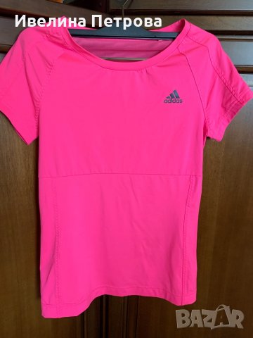 Тениска Adidas в неонов цвят, снимка 1 - Спортни екипи - 33832839