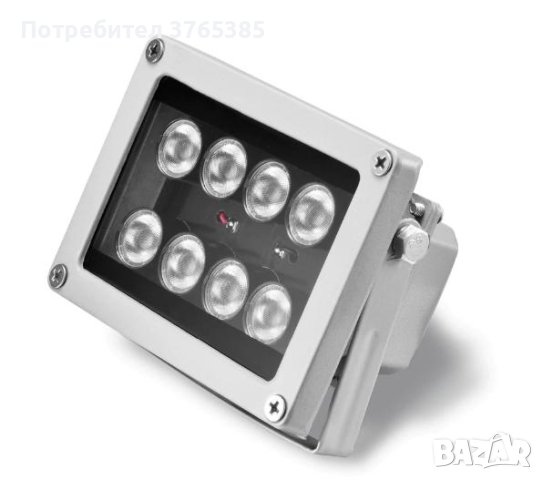 4 LED Infrared CCTV Илюминатор за Нощно Виждане Спомагателно Осветление за Камера за Видеонаблюдение, снимка 4 - Други - 41265721