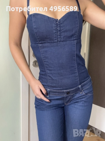 Дънков Гащеризон Guess, снимка 4 - Гащеризони - 56182926