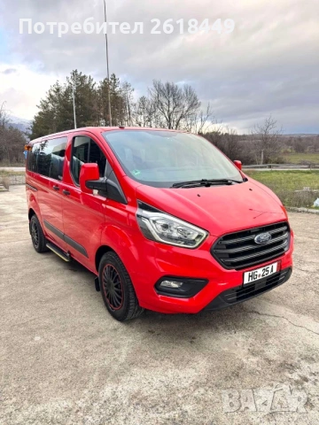 Ford Transit Custom 2.2 TDCi, 9 Места, Facelift, 2x Клима, EURO 6, LED, снимка 3 - Бусове и автобуси - 53407821