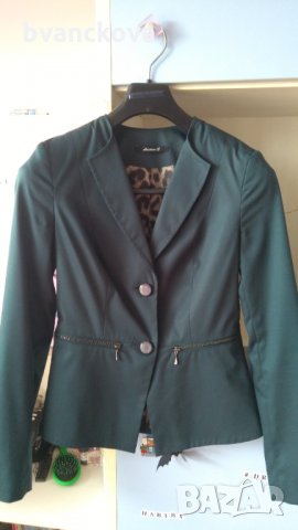Петролено зелено сако Bobo Zander