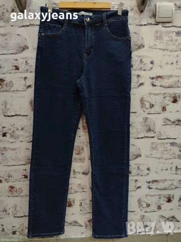 Sunbird- прави дънки, класика тъмен цвят, неизбелени, плътен деним с еластан