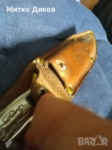 Кама 190х90мм маркова станлес тип Дж. Стейтън от Непобедимите-3 калъф естествена кожа с доп.преграда, снимка 16 - Ножове - 41536630