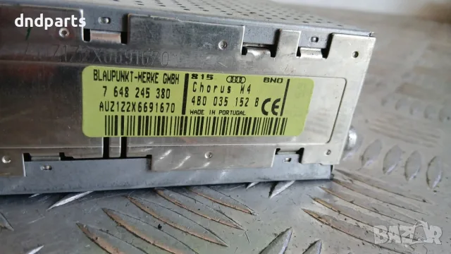 Автокасетофон Audi A6 1999 7648245380 4B0035152B A6 (C5) (1997-2004), снимка 2 - Части - 55794755
