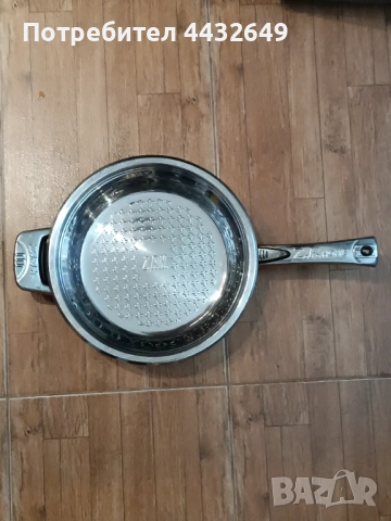 Тиган високо качество НОВ неръждаема стомана с незалепващо керамично  покритие, снимка 2 - Други - 53065783