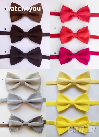 НОВИ БУТИКОВИ ПАПИОНКИ. ИЗБОР НА ЦВЯТ ПО ВАШЕ ЖЕЛАНИЕ. ПАПИОНКА BOW TIE PAPIONKA PAPIONKI , снимка 17 - Други - 21038351