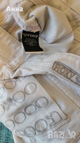 бели дамски панталони roxy , снимка 4 - Панталони - 42651649