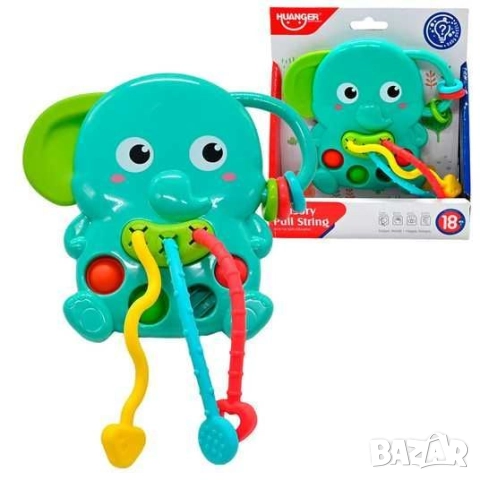 Сензорна играчка Montessori elephant/ слонче, снимка 3 - Образователни игри - 52378140