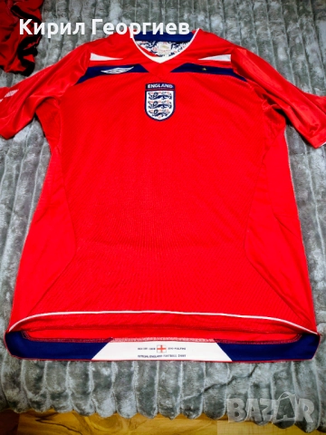 Оригинални тениски Umbro England, снимка 5 - Спортни дрехи, екипи - 52422927