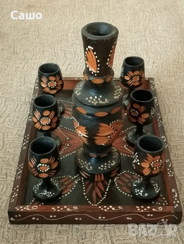 Сервиз от дърво 