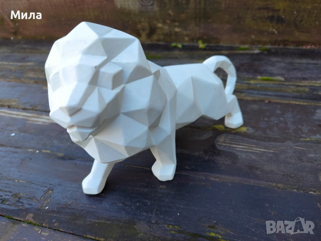 Декоративна фигура лъв, снимка 3 - Декорация за дома - 53592374